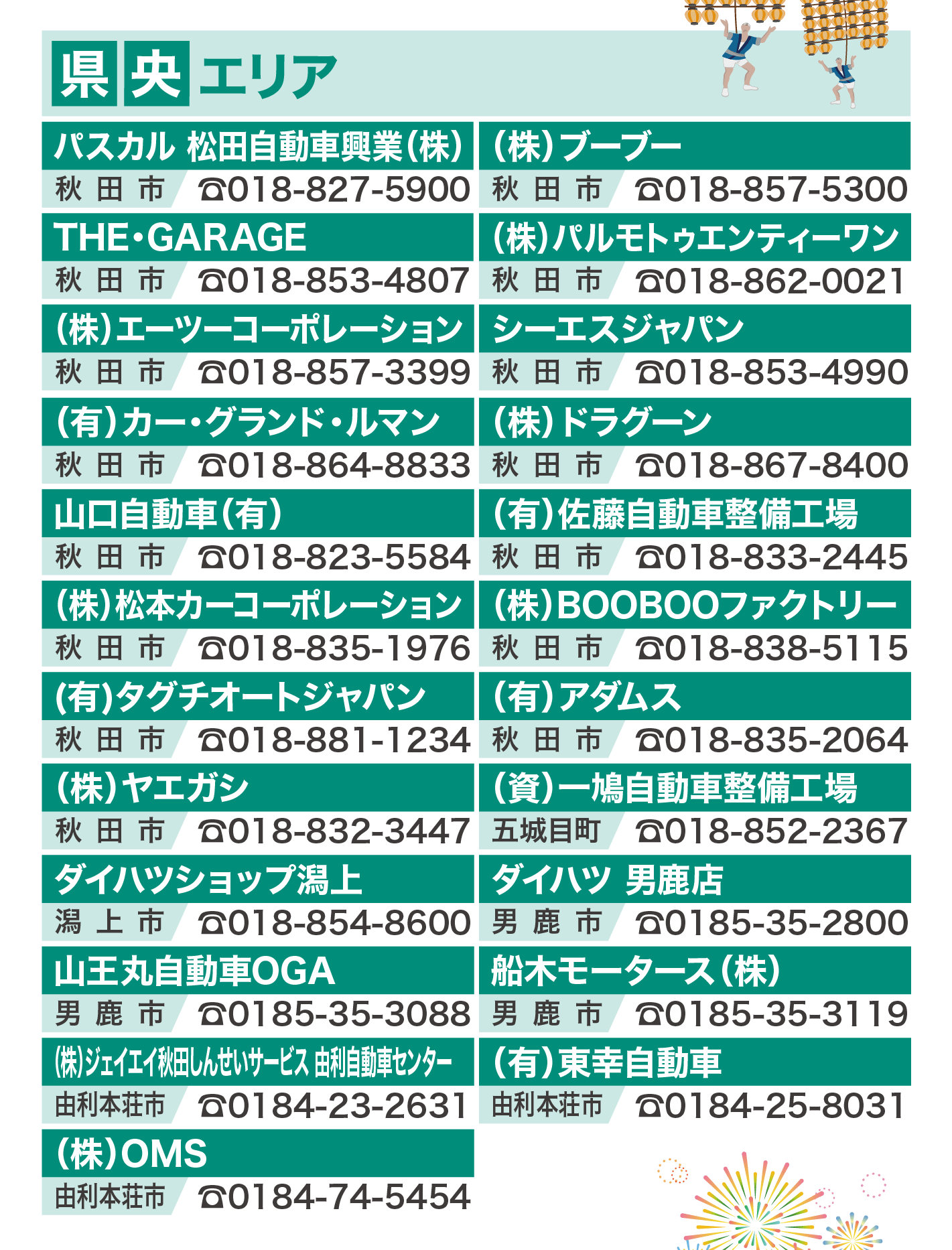 ダイハツショップ・販売店　県央