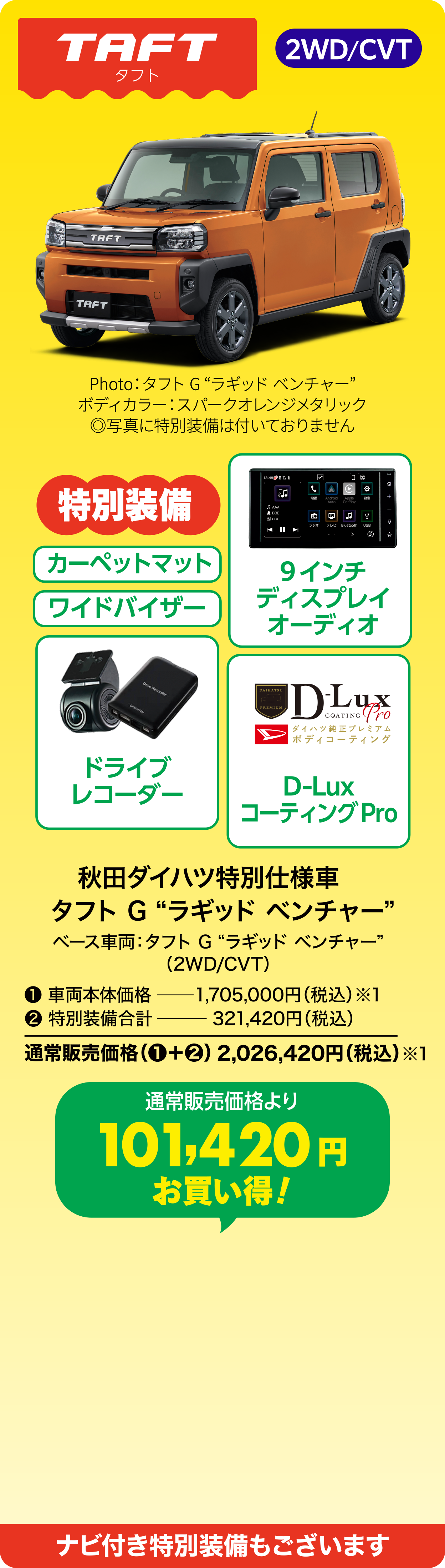 タフトGラギッドベンチャー